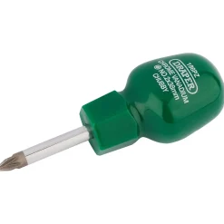 PZ Type Cabinet Pattern Chubby Screwdriver, No.2 x 38mm (Sold Loose)
