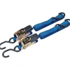 Ratcheting Tie Down Straps, 3.5m x 25mm, 250kg (2 Piece)
