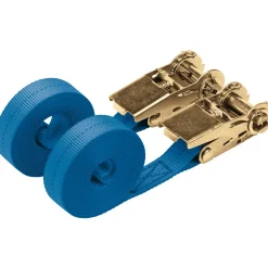 Ratcheting Tie Down Straps, 4.5m x 25mm, 400kg (2 Piece)