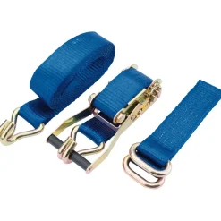 Ratcheting Vehicle Tie Down Straps, 3m x 50mm, 2500kg