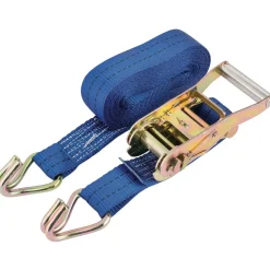 Ratchet Tie Down Strap, 6m x 38mm, 750kg