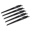 Reciprocating Saw Blades for Wood and Plastic Cutting, 150mm, 6tpi (Pack of 5)