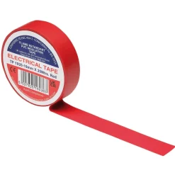 Red PVC Electrical Insulation Tape, 19mm x 20m (Pack of 10)
