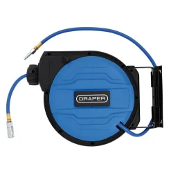 Retractable Air Hose Reel, 12m, 8mm ID