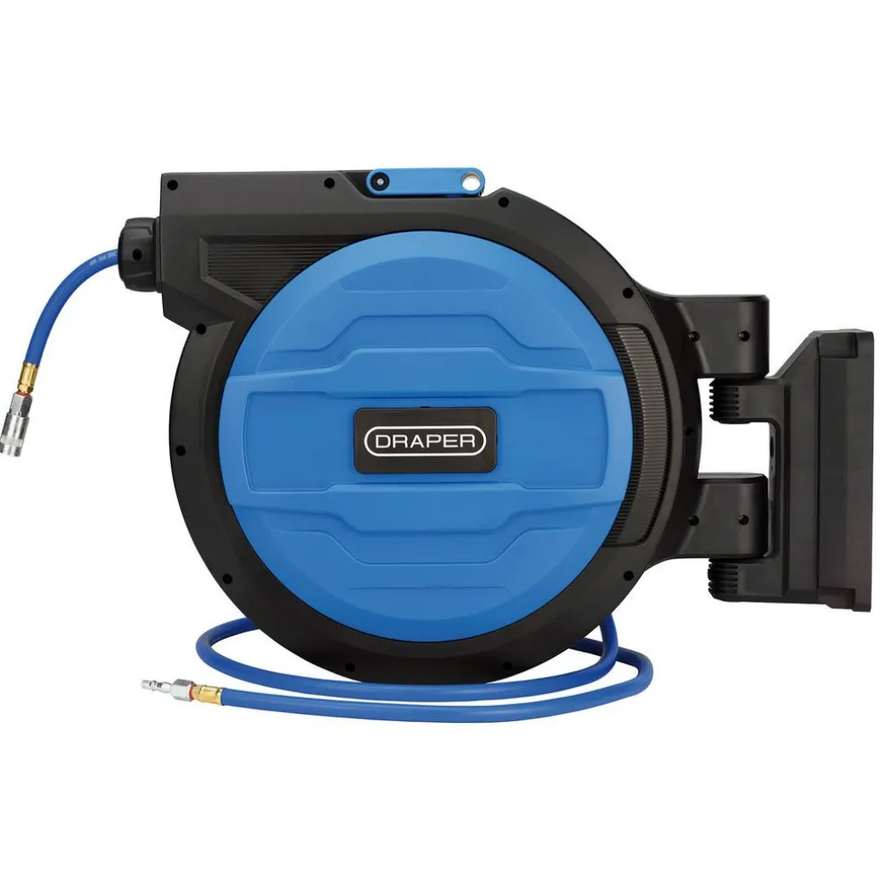 Retractable Air Hose Reel, 20m, 10mm ID