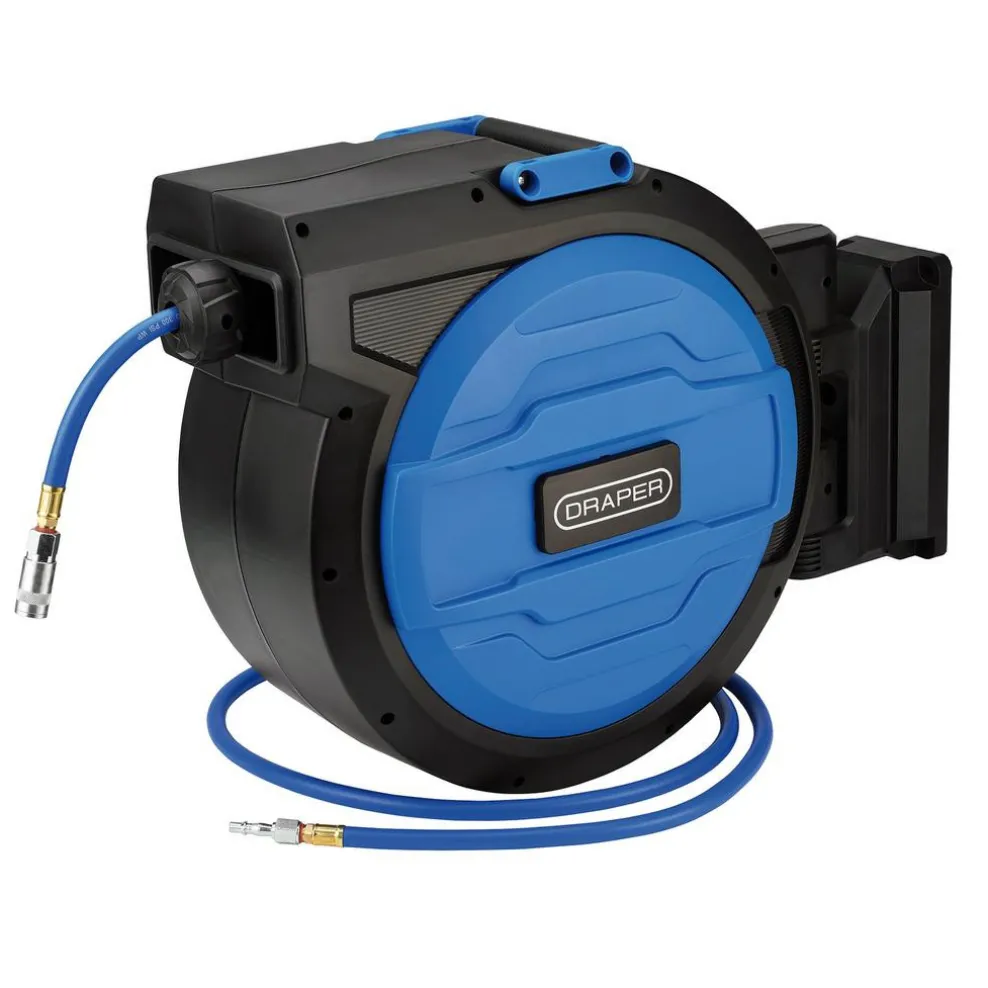 Retractable Air Hose Reel, 20m, 10mm ID