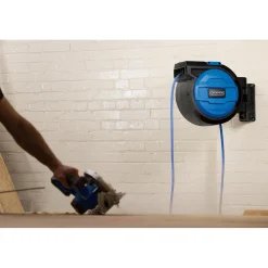 Retractable Air Hose Reel, 20m, 10mm ID
