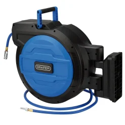Retractable Air Hose Reel, 20m, 10mm ID