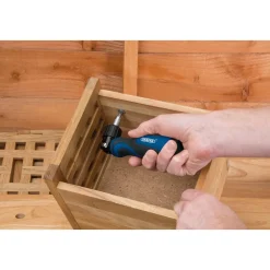 Reversible Pivoting Ratchet Screwdriver and Bit Set (13 Piece)