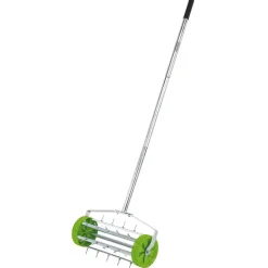 Rolling Lawn Aerator Spiked Drum, 450mm