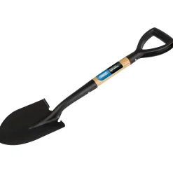 Round Point Mini Shovel with Wood Shaft