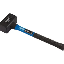 Rubber Dead Blow Hammer with Fibreglass Shaft, 900g/32oz