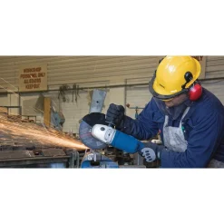 Safety Helmet with Ear Muffs and Visor