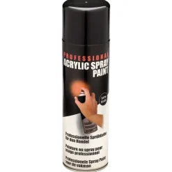 Satin Spray Paint, 400ml, Black