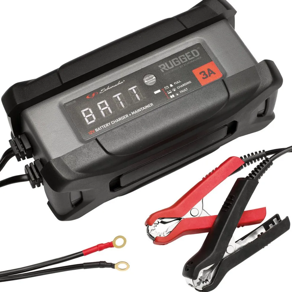 Schumacher® Rugged SPX458, 3A 12V Battery Charger and Maintainer