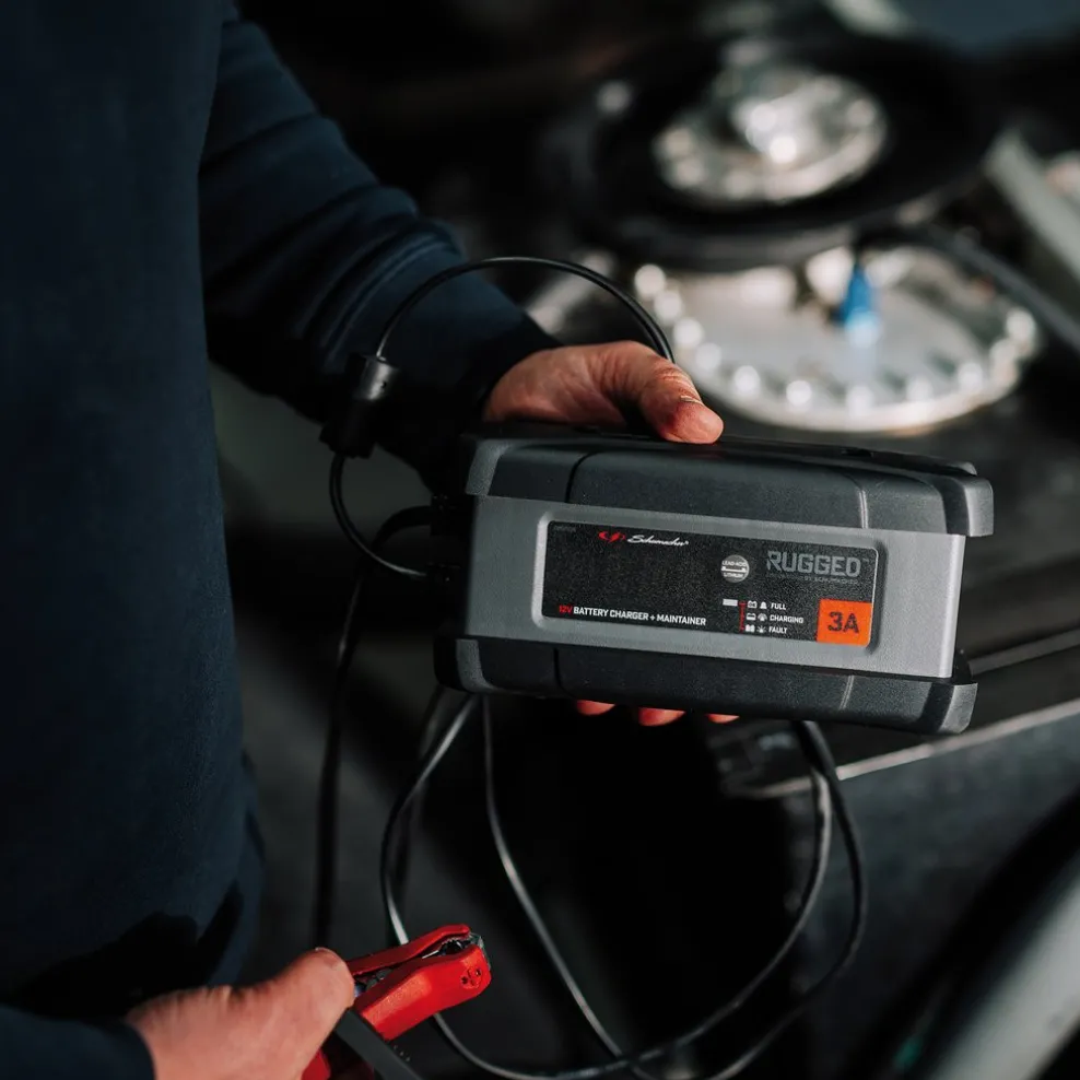 Schumacher® Rugged SPX458, 3A 12V Battery Charger and Maintainer