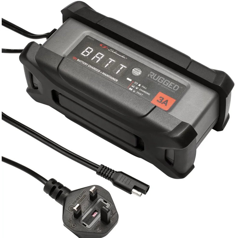 Schumacher® Rugged SPX458, 3A 12V Battery Charger and Maintainer