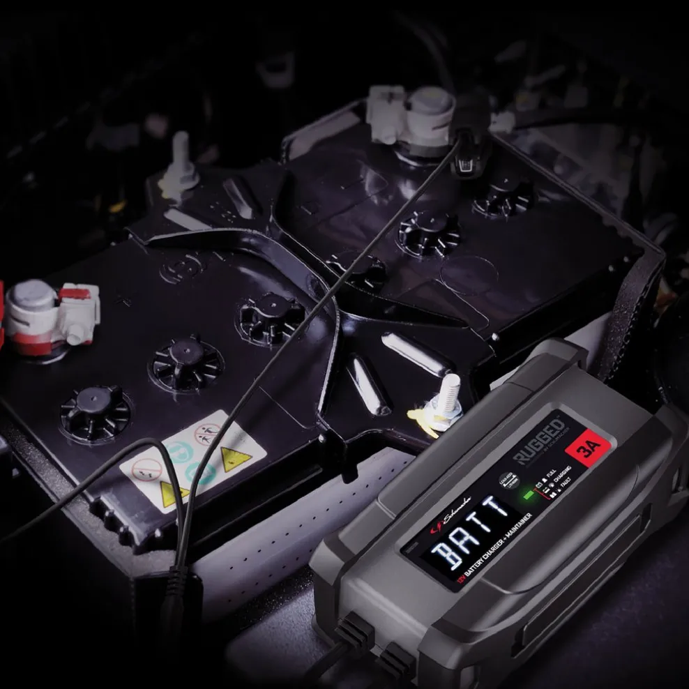Schumacher® Rugged SPX458, 3A 12V Battery Charger and Maintainer