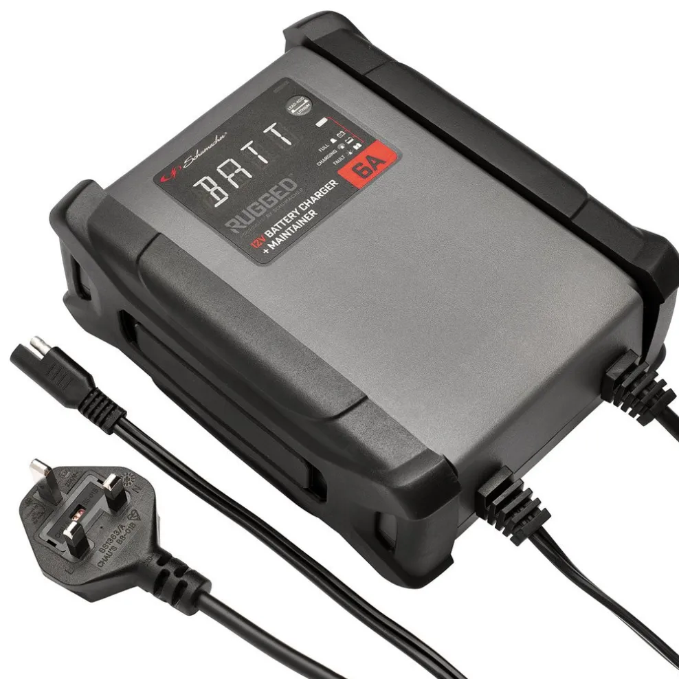Schumacher® Rugged SPX459, 6A, 12V Battery Charger and Maintainer