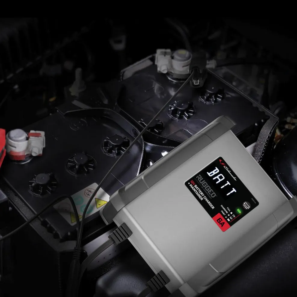 Schumacher® Rugged SPX459, 6A, 12V Battery Charger and Maintainer