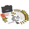 Screwdriver and Bit Set with Soft Storage Bag, Yellow (100 Piece)
