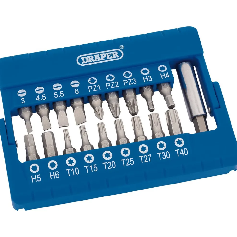 Screwdriver and Magnetic Bit Holder Set (19 Piece)