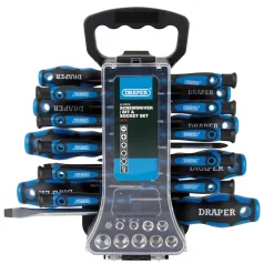Screwdriver, Socket and Bit Set (49 Piece)