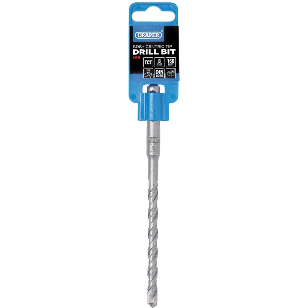 SDS Plus Centric Tip Drill Bit, 8 x 160mm