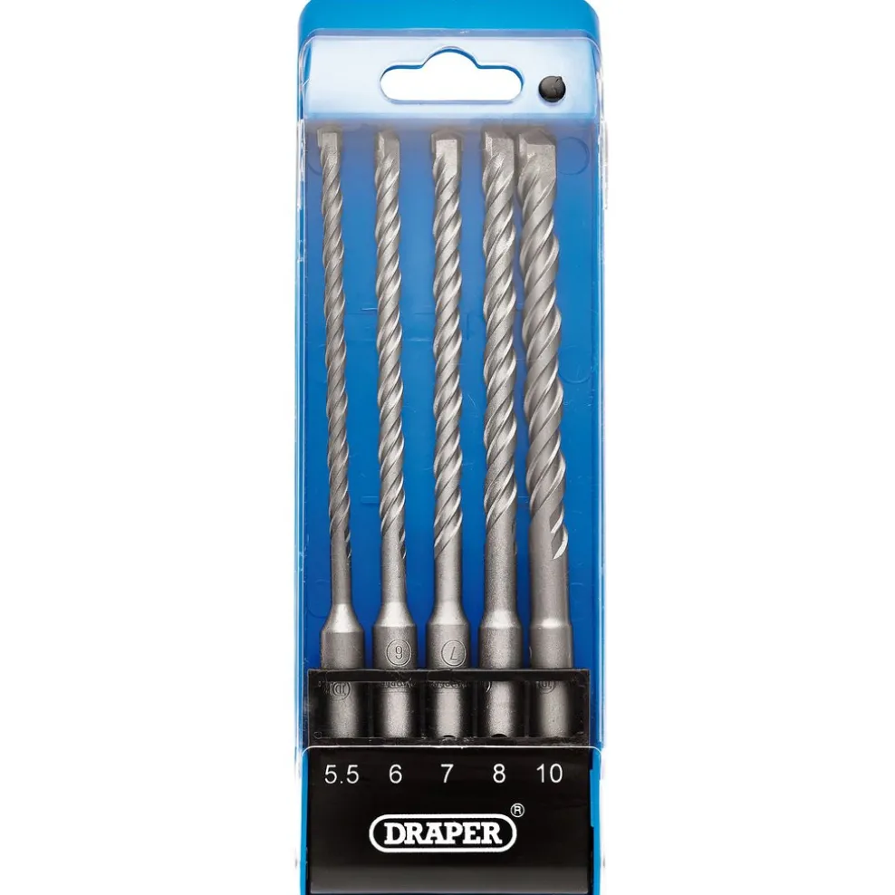 SDS Plus Drill Bit Set (5 Piece)