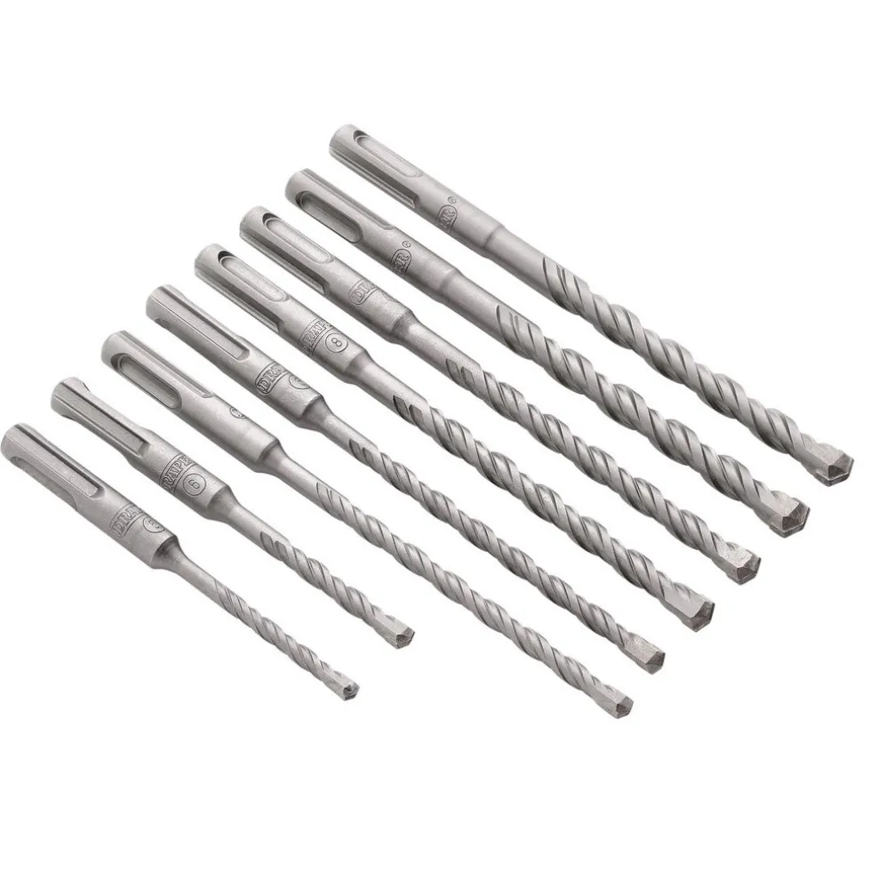 SDS Plus Drill Bit Set (8 Piece)