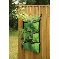 6-Section Fabric Hanging Grow Bag