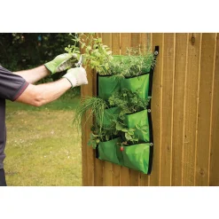 6-Section Fabric Hanging Grow Bag