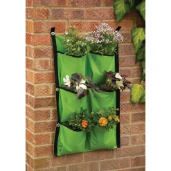 6-Section Fabric Hanging Grow Bag
