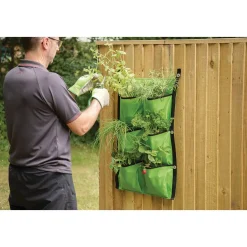 6-Section Fabric Hanging Grow Bag