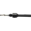 Simple Arbor with SDS+ Shank and HSS Pilot Drill for 14 - 30mm Holesaws, 5/16" Thread