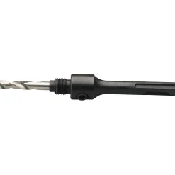 Simple Arbor with SDS+ Shank and HSS Pilot Drill for 14 - 30mm Holesaws, 5/16" Thread