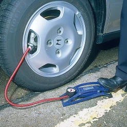 Single Cylinder Foot Pump with Pressure Gauge