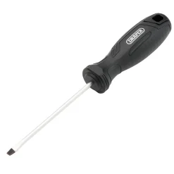 Slotted Hard Grip Screwdriver, 4 x 100mm