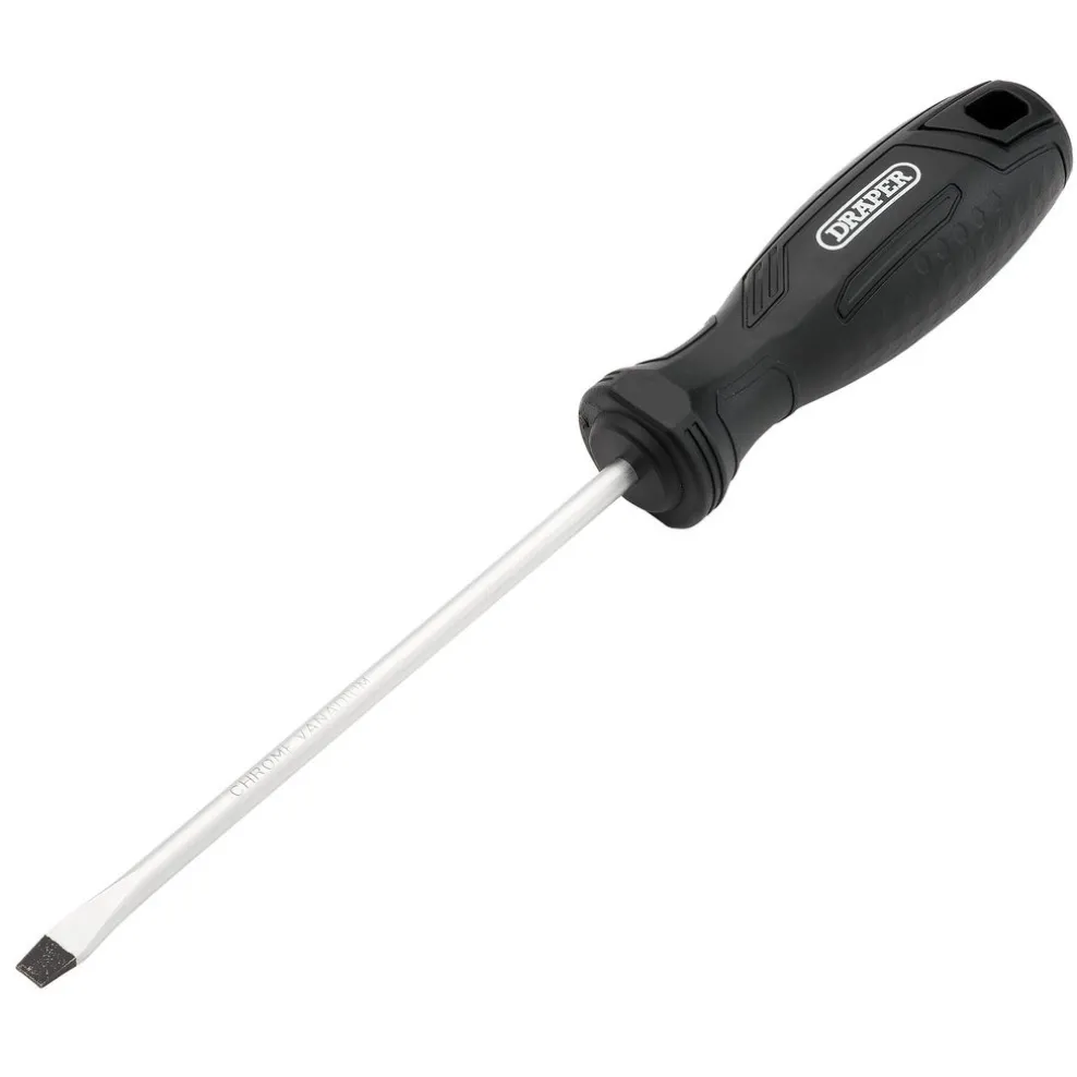 Slotted Hard Grip Screwdriver, 5.5 x 125mm