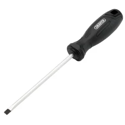 Slotted Parallel Hard Grip Screwdriver, 5.5 x 125mm