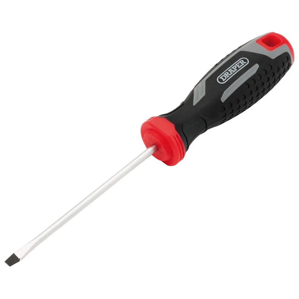 Slotted Soft Grip Screwdriver, SL4 x 100mm