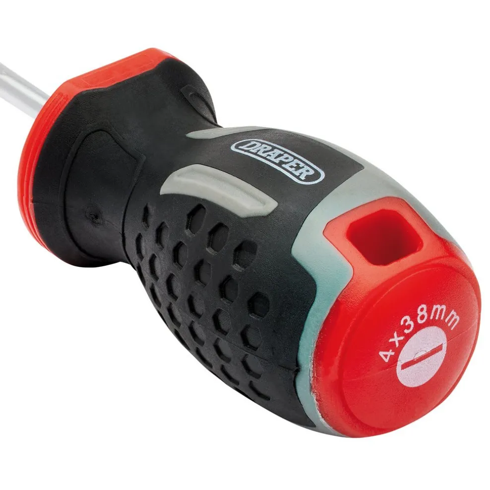 Slotted Soft Grip Screwdriver, SL4 x 38mm
