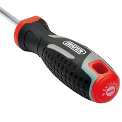 Slotted Soft Grip Screwdriver, SL6 x 150mm