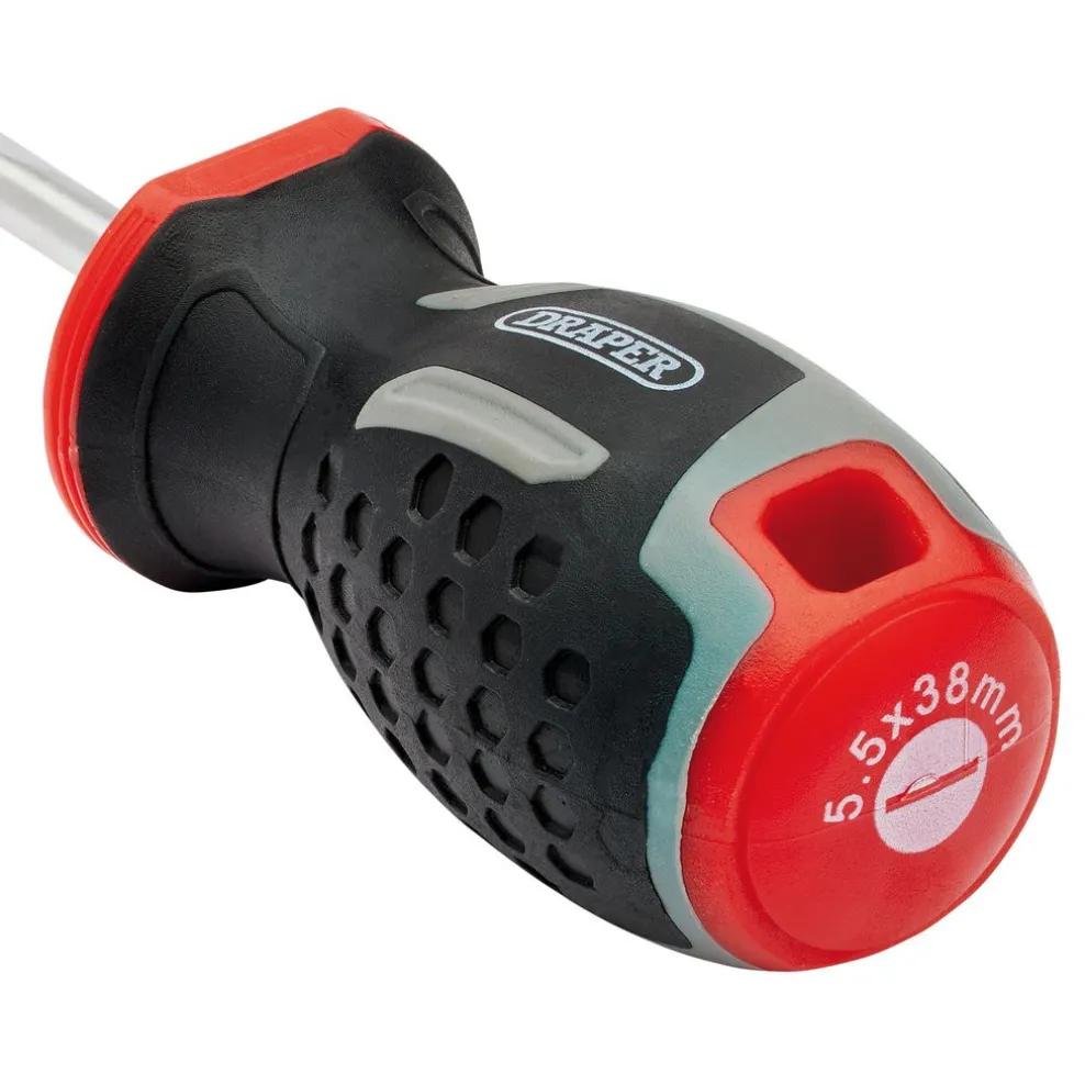 Slotted Soft Grip Screwdriver, SL5.5 x 38mm