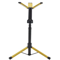 SMD LED Rechargeable Tripod Site Light, 20W, 2000 Lumens, USB Cable Supplied