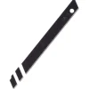 Snap-Off Segment Knife Blades, 9mm, Black (Pack of 10)