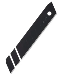 Snap-Off Segment Knife Blades, 18mm, Black (Pack of 10)