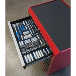 Socket Set in Full Drawer EVA Insert Tray, 1/4", 3/8", and 1/2" (84 Piece)