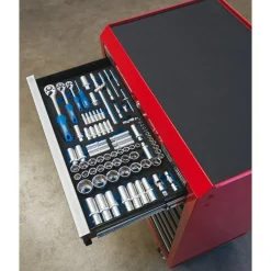 Socket Set in Full Drawer EVA Insert Tray, 1/4