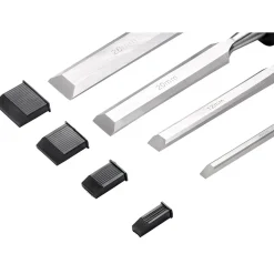 Soft Grip Bevel Edge Wood Chisel Set (4 Piece)